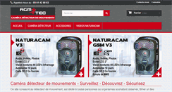 Desktop Screenshot of camera-detecteur-de-mouvement.com