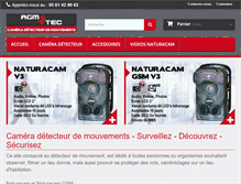 Tablet Screenshot of camera-detecteur-de-mouvement.com